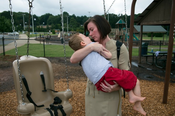 Medicaid rules force single mom to be untrained nurse for her toddler son with serious disabilities.